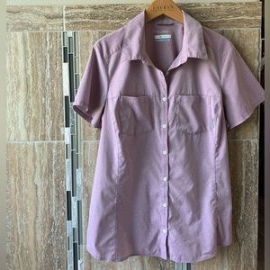 Columbia button up shirt. Size large
